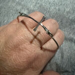 Silver Cross Bracelet